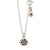 MODERN PAVE 7 Black Diamonds Necklace in Silver