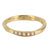 Trust Ring with 5 White Diamonds in Yellow or White Gold or Platinum