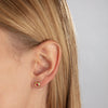 MODERN PAVE  Large Stud Earrings in Gold