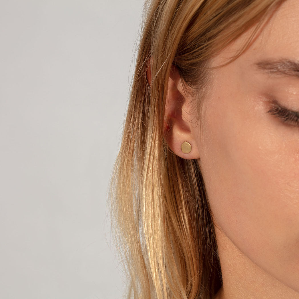 XILITLA Large & Small Stud Earrings in Silver or Gold