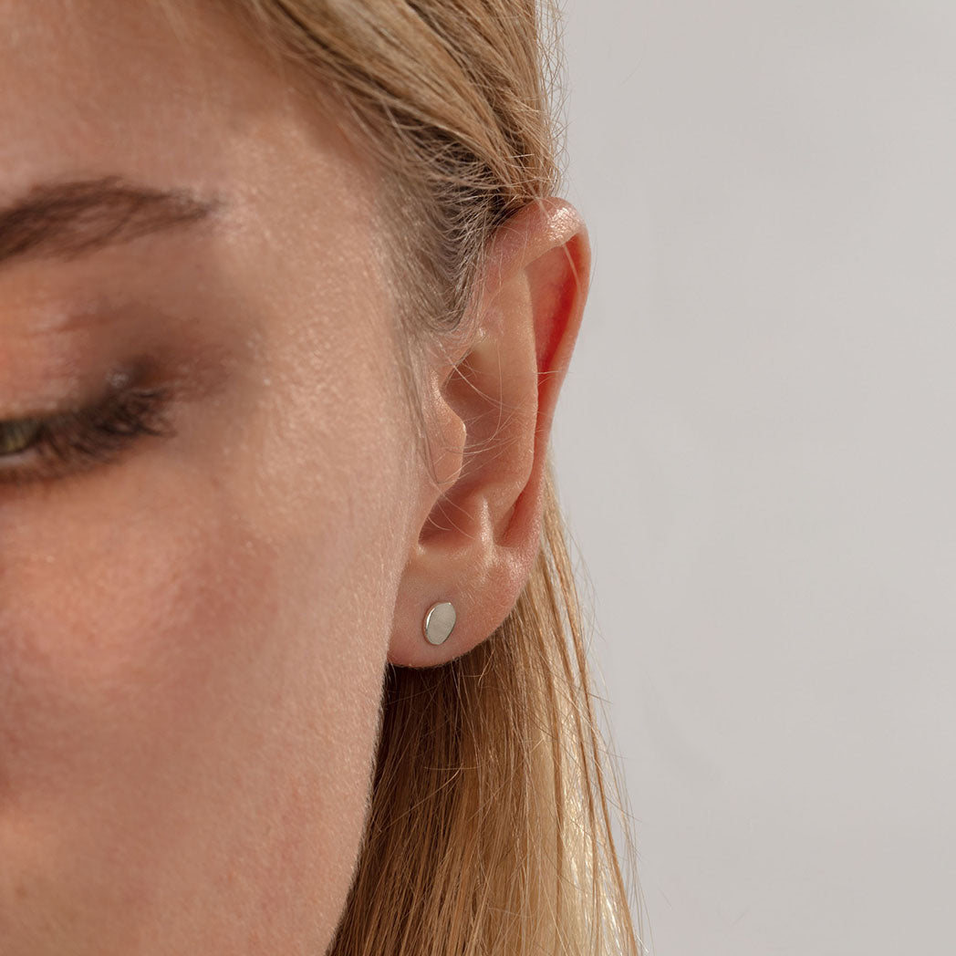 XILITLA Large & Small Stud Earrings in Silver or Gold