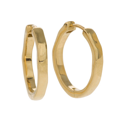 A CLASSIC TWIST Hoop Earrings in 18ct Yellow Gold