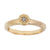 MODERN PAVE Small Ring in Gold