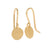 XILITLA Hook Earrings in either 9ct Yellow Gold or 18ct Yellow Gold  Edit alt text