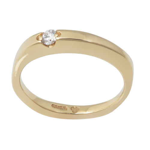 Floating Diamond Ring in 18ct Yellow Gold or 18ct White Gold