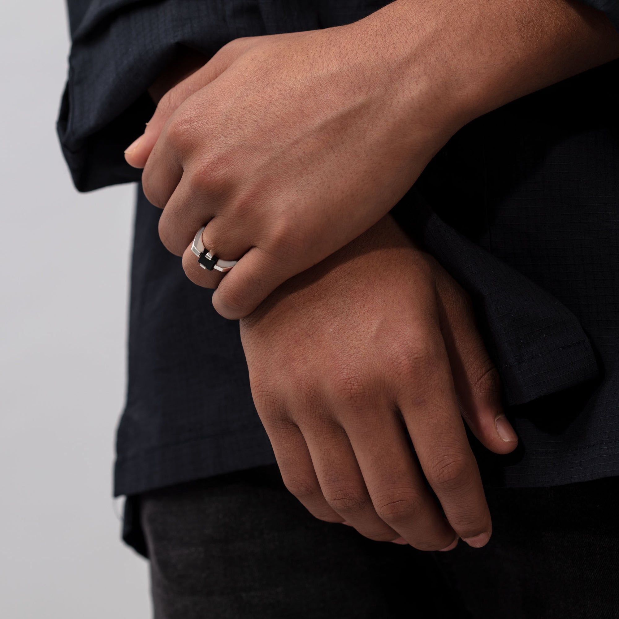 Stone Ring in Silver