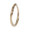 A CLASSIC TWIST Ring With Grey Diamonds in 9ct Yellow Gold