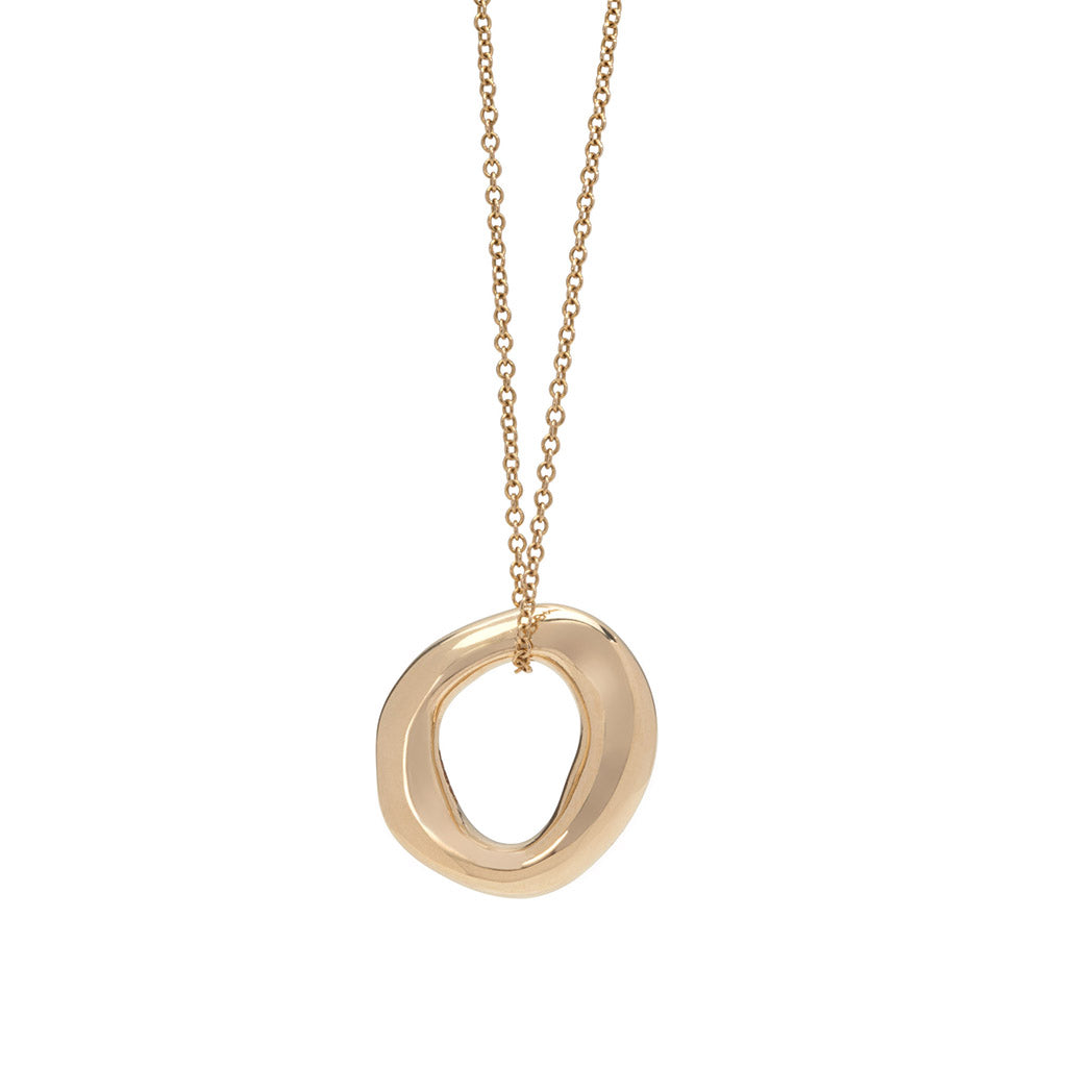 Pandora Pave Circle Logo T-bar Heart Necklace 399050C01-80