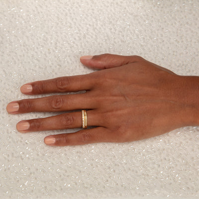 BRIDAL Wedding II Ring with 12 Diamonds