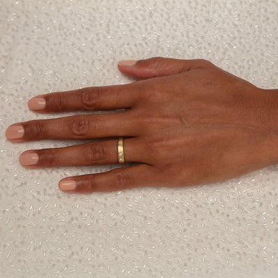 BRIDAL Faith Ring With Brown & White Diamonds