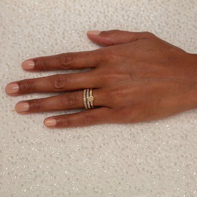 BRIDAL MODERN PAVE Small Ring