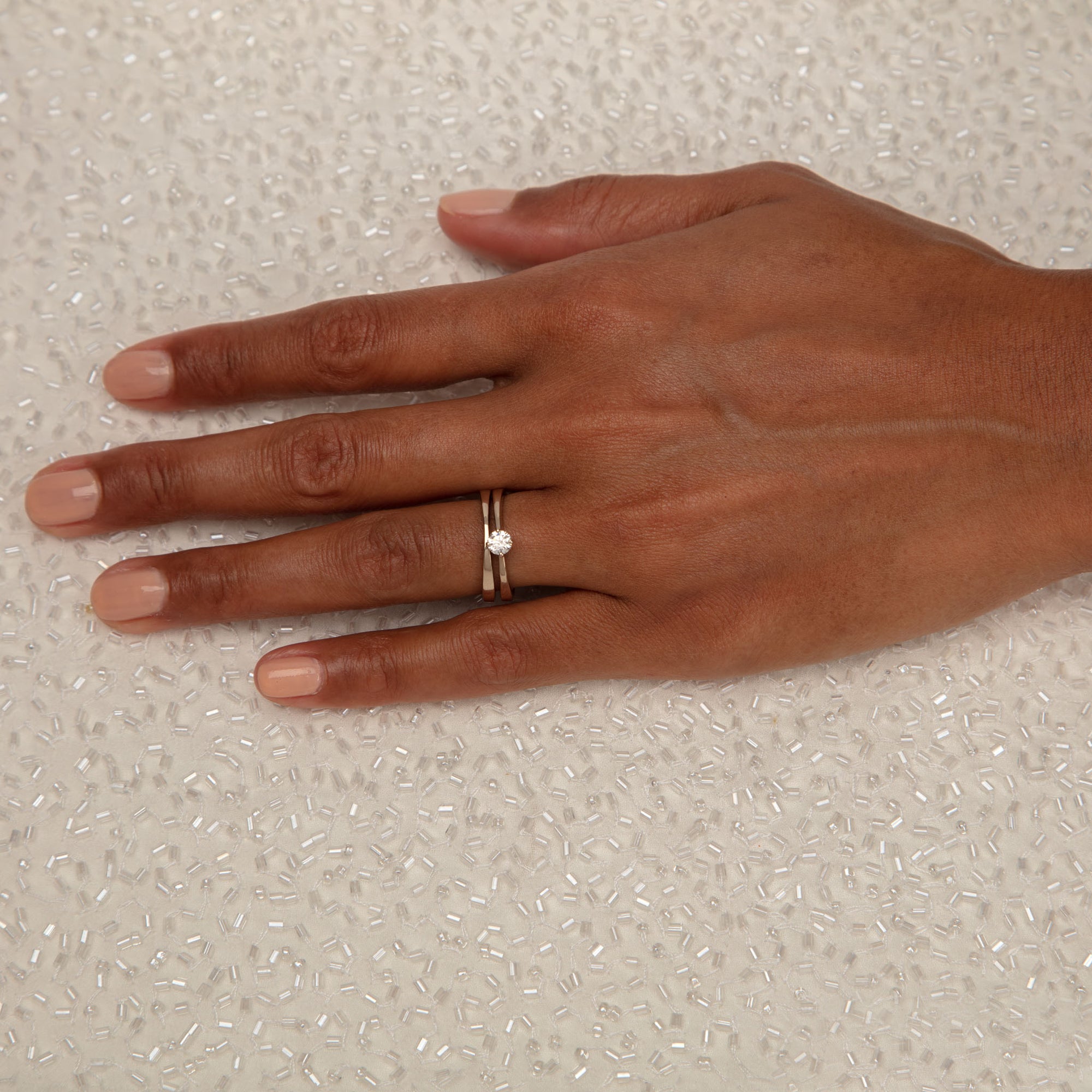 BRIDAL Marriage Thin Ring