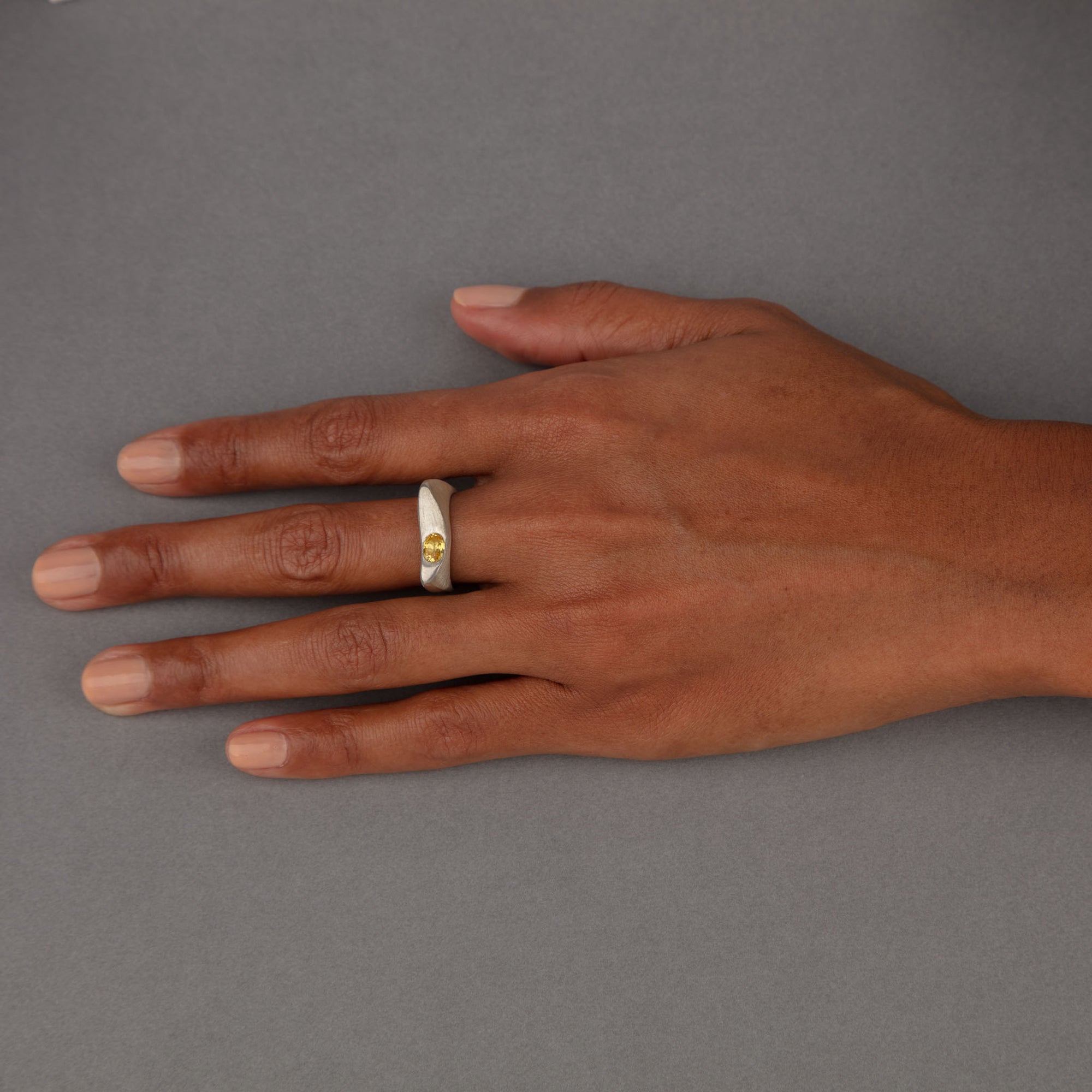 CELEBRATION Vision I Ring with Yellow Sapphire