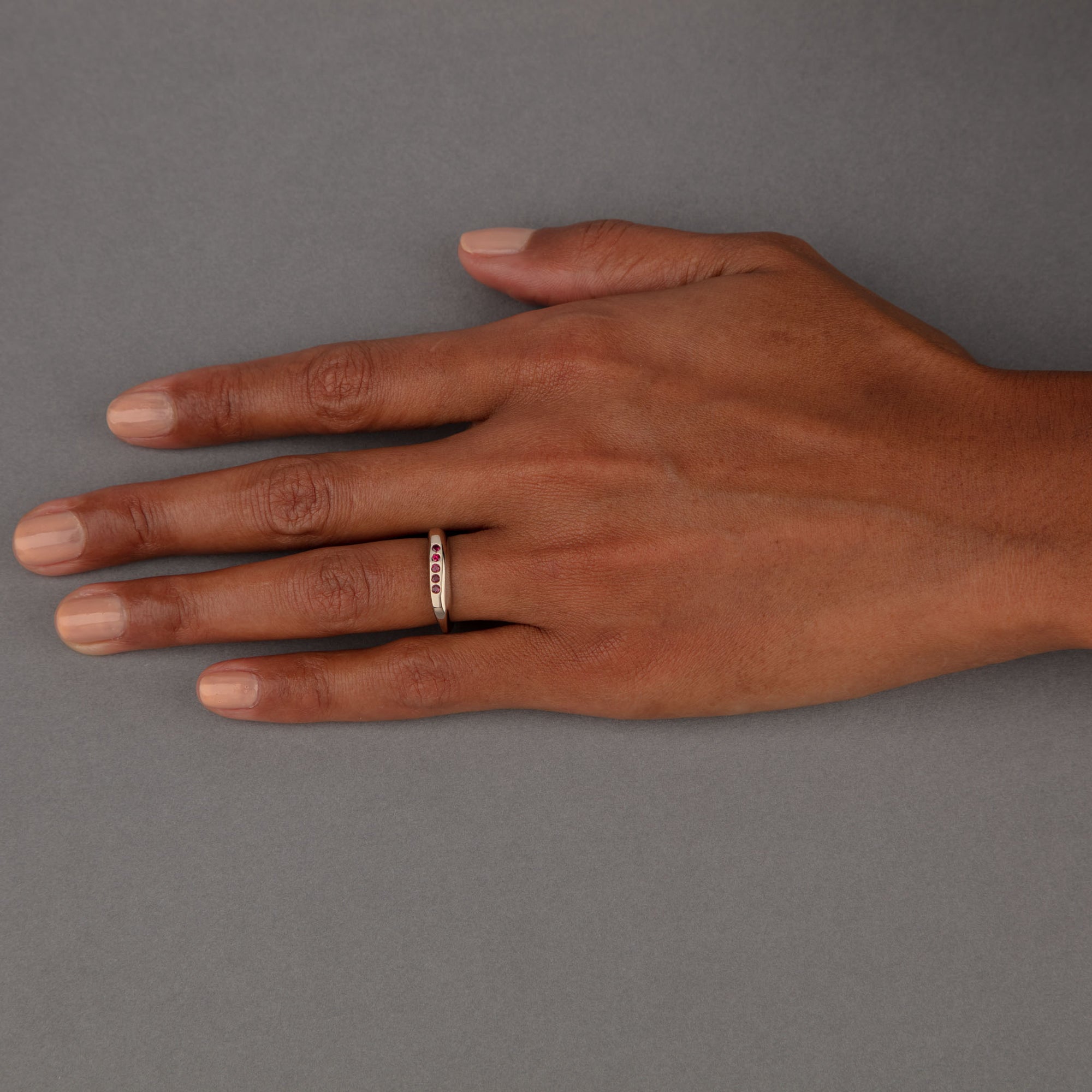 CELEBRATION Birth Ring in 18ct White Gold