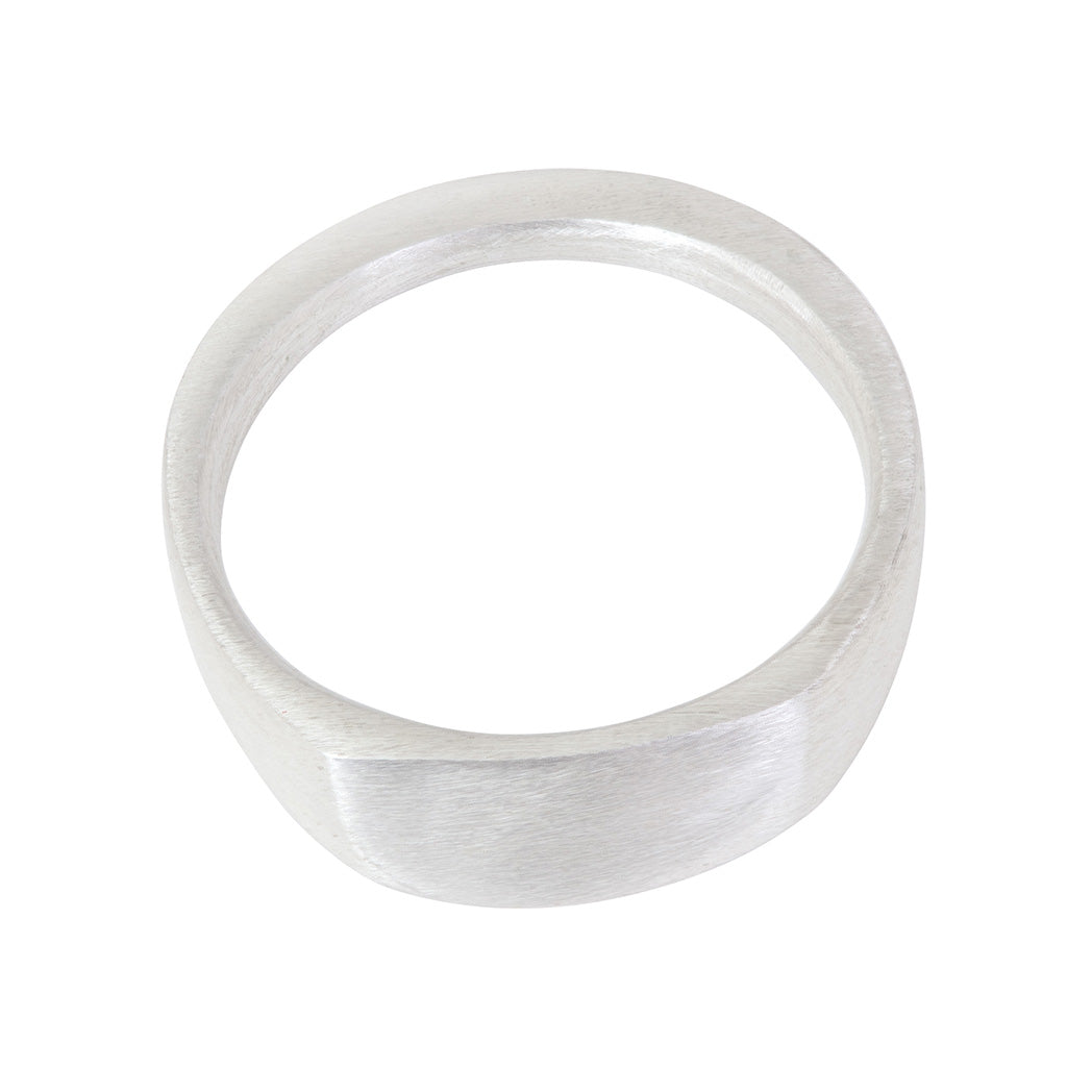 MEN Commitment & Tall Commitment Ring in Matt or Polished Silver  Edit alt text