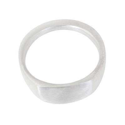 MEN Commitment & Tall Commitment Ring in Matt or Polished Silver  Edit alt text