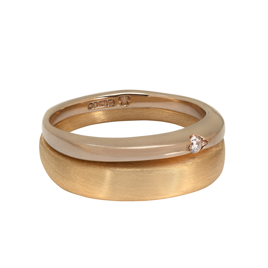 BRIDAL Floating Diamond Thin Ring