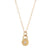 MODERN PAVE 1 Diamond Necklace in Gold