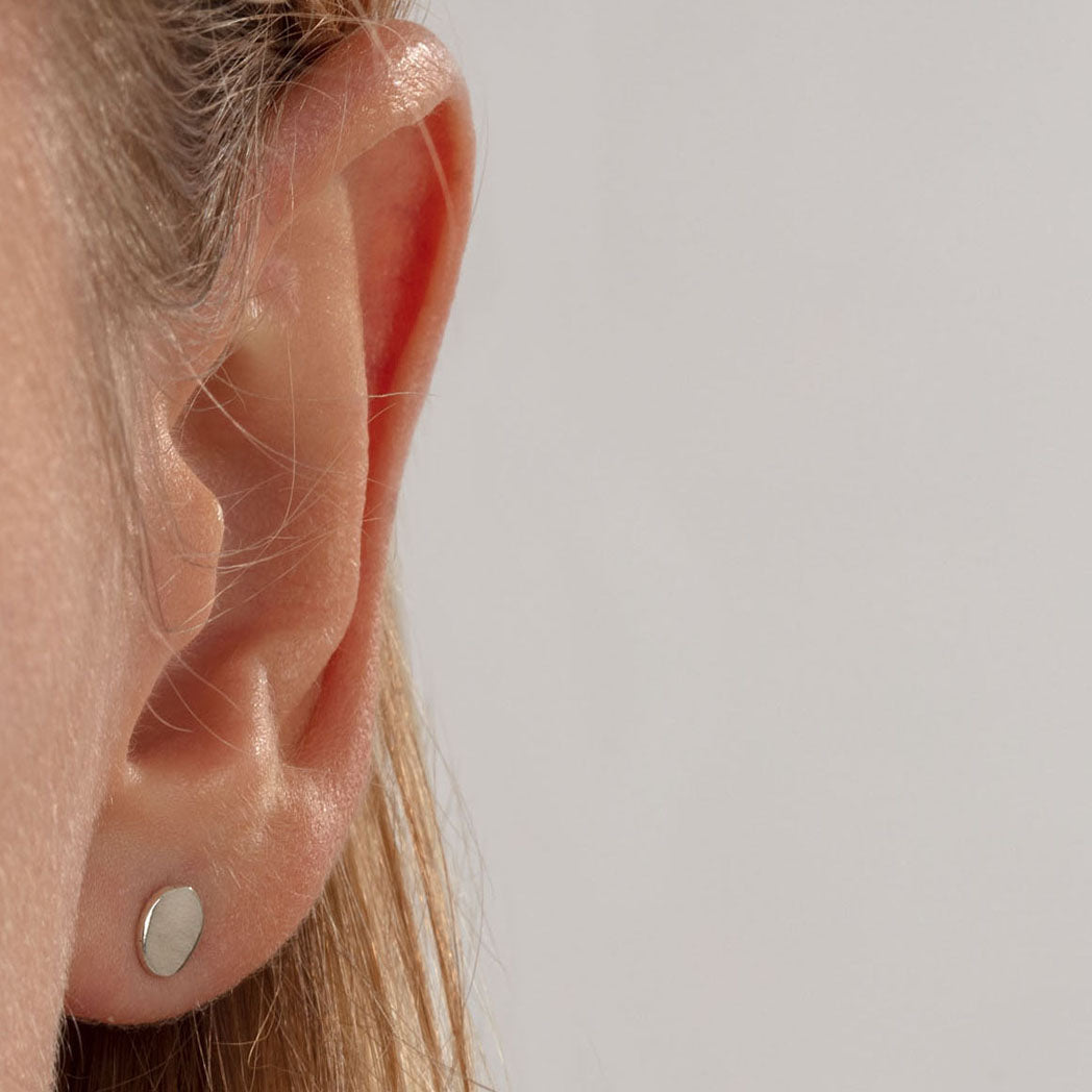 Beyond Gender Large & Small Stud Earrings in Silver