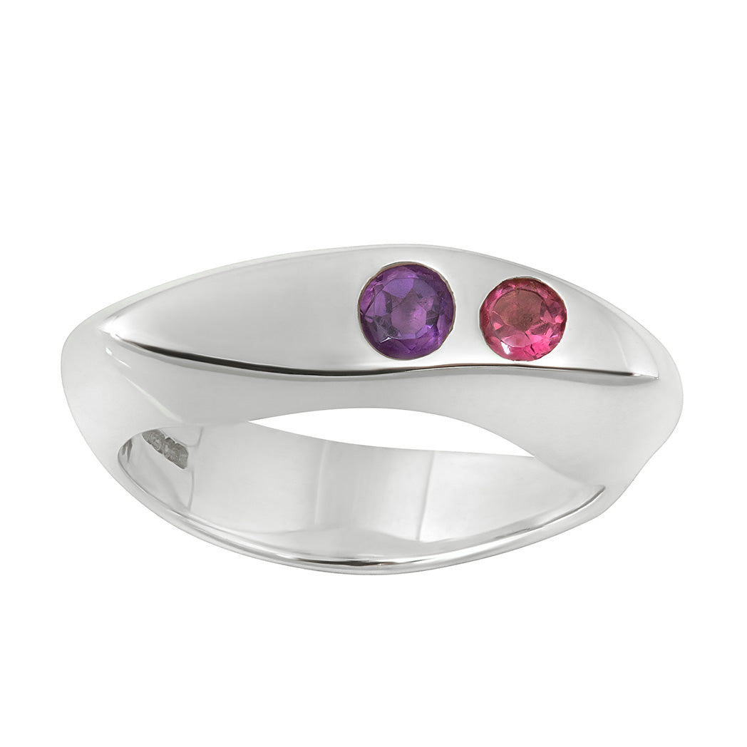 CELEBRATION Vision II Ring with Pink Tourmaline & Amethyst