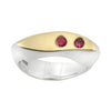 CELEBRATION Vision II Ring with Ruby & Gold Plated Top
