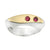 CELEBRATION Vision II Ring with Ruby & Gold Plated Top