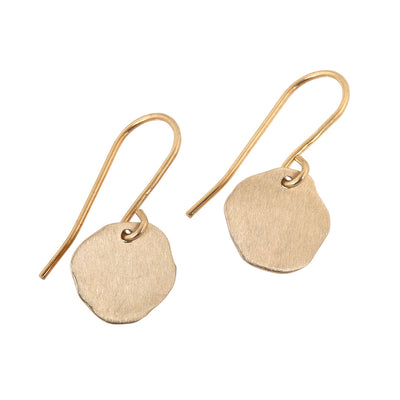 XILITLA Hook Earrings in either 9ct Yellow Gold or 18ct Yellow Gold -  Corinne Hamak Jewellery