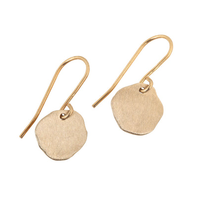 XILITLA Hook Earrings in either 9ct Yellow Gold or 18ct Yellow Gold