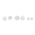 Beyond Gender Large & Small Stud Earrings in Silver